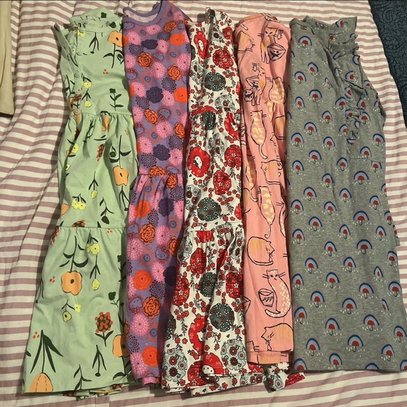 Lot of 5 Tea Collection Long Sleeve Dresses - Picture 1 of 6